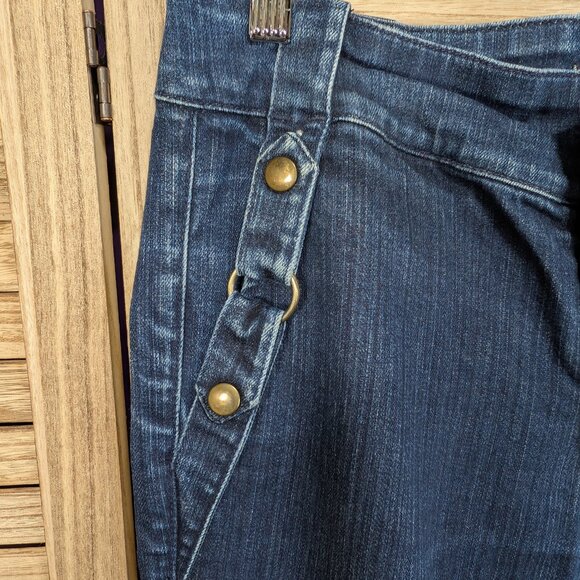 7 For All Mankind Stylish Blue Flared Jeans (u6010418S-418S) Size 29 - Picture 4 of 14